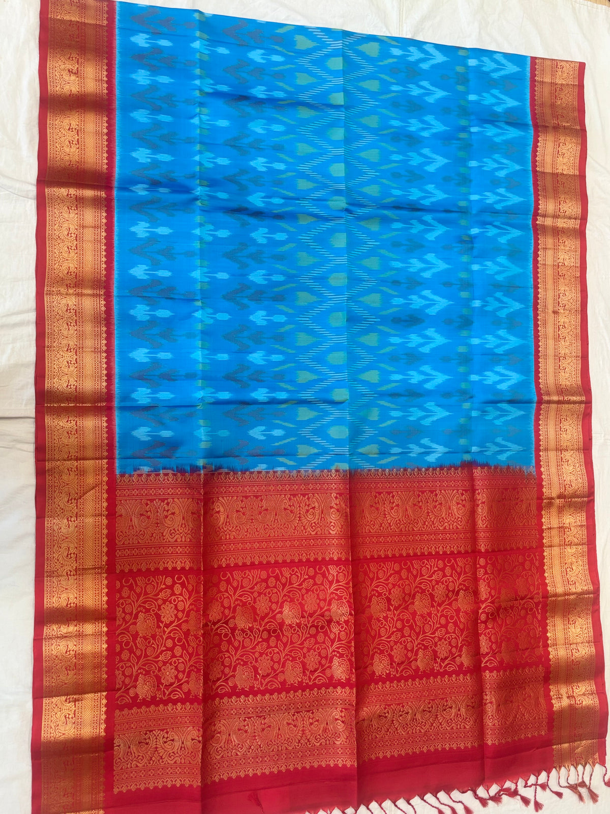 Tanvi handloom softsilk saree - Pochampally design