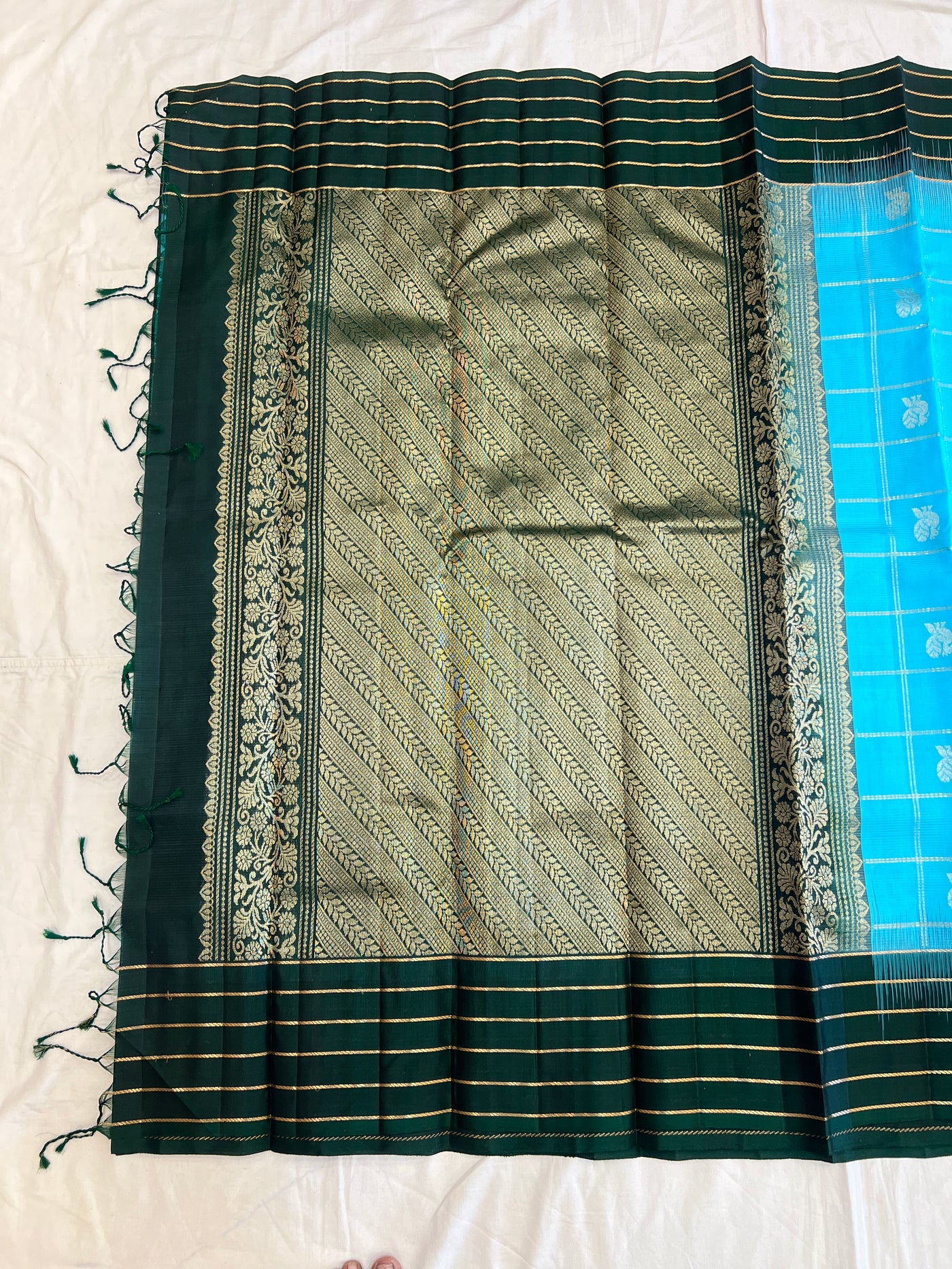 Nilakshi handloom softsilk saree - Pure silk saree