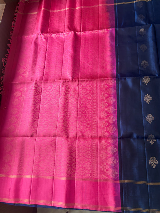Hemanhi handloom softsilk saree - Pure silk saree