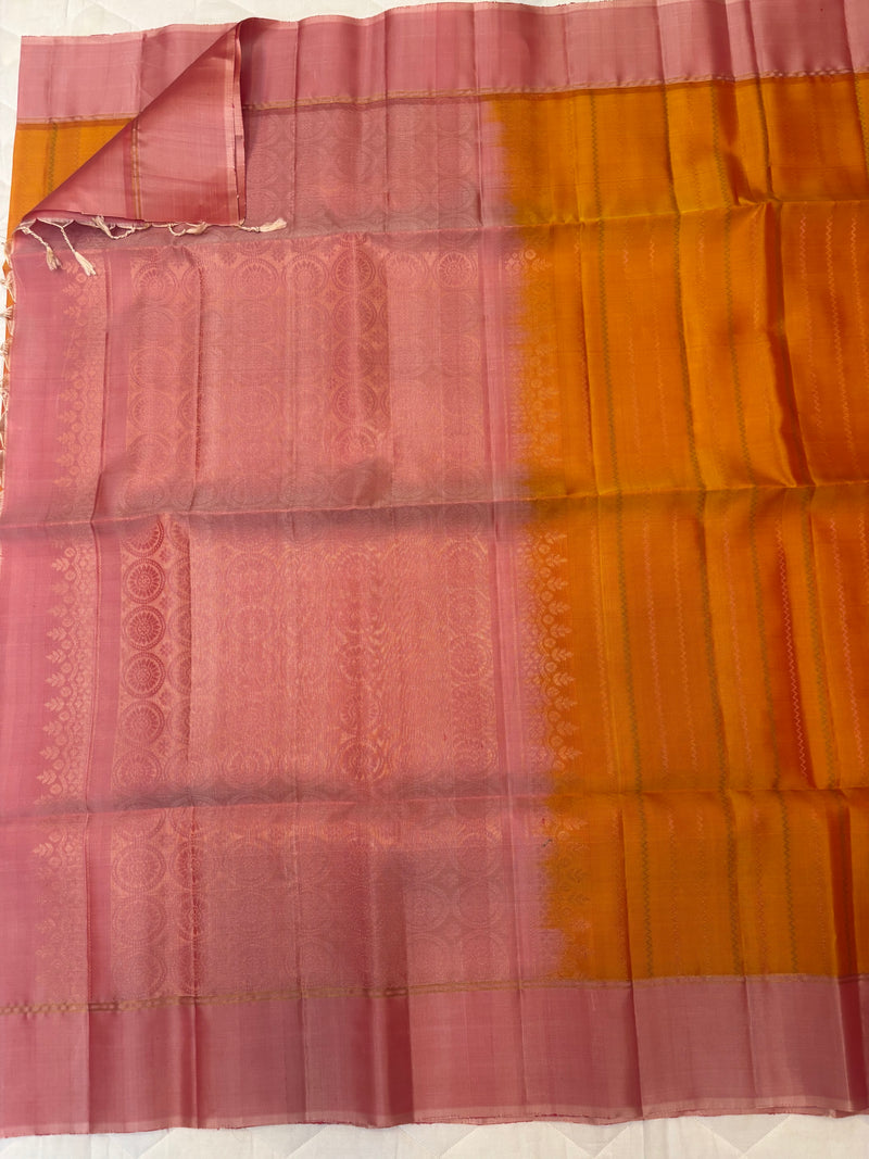 Poonkodi handloom softsilk saree - Pure silk saree-AK1111