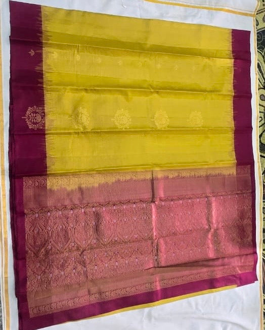 Gauri handloom softsilk saree - Pure silk saree- AK1101
