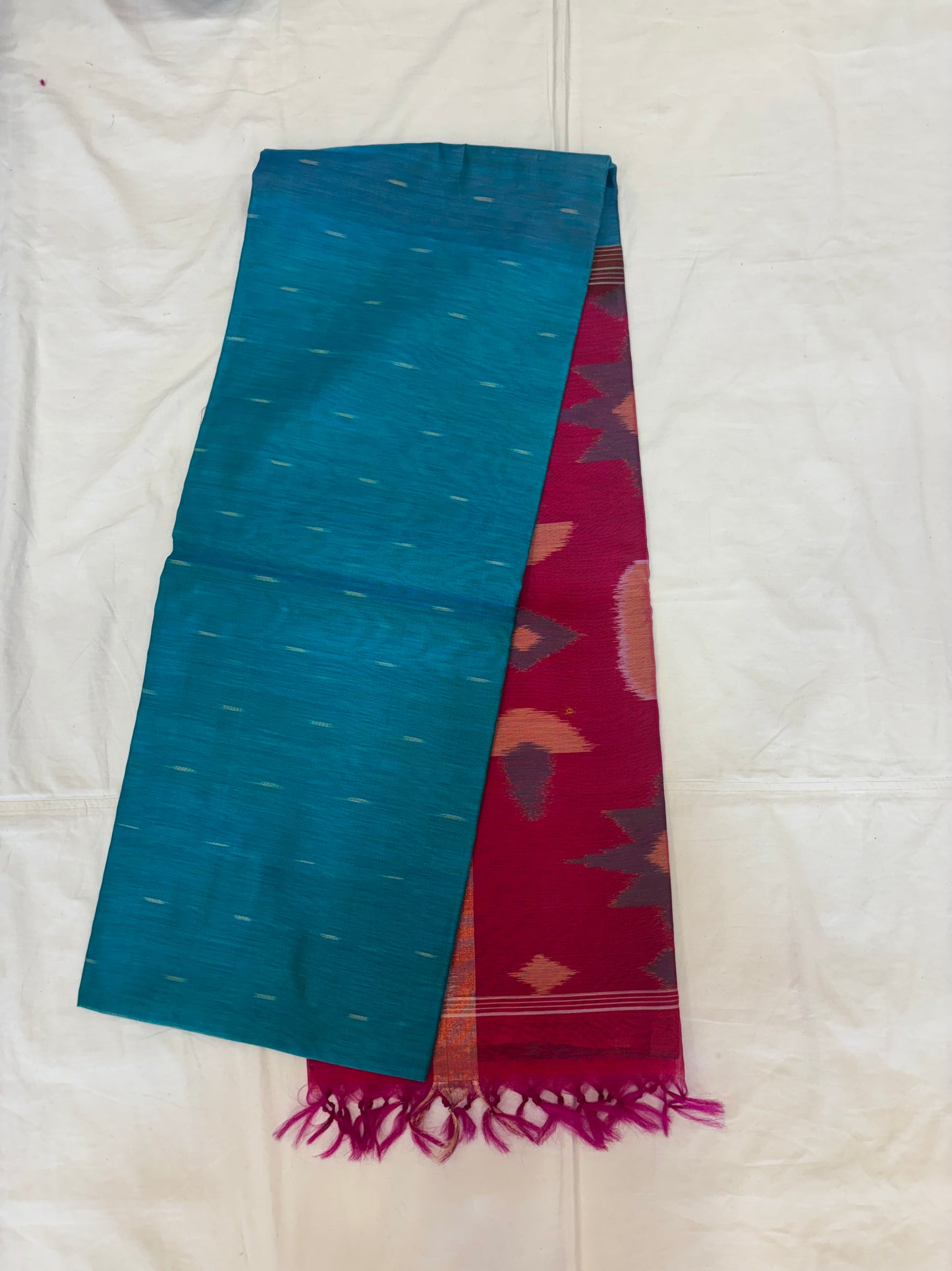 Navya handloom Pochampally silk cotton saree