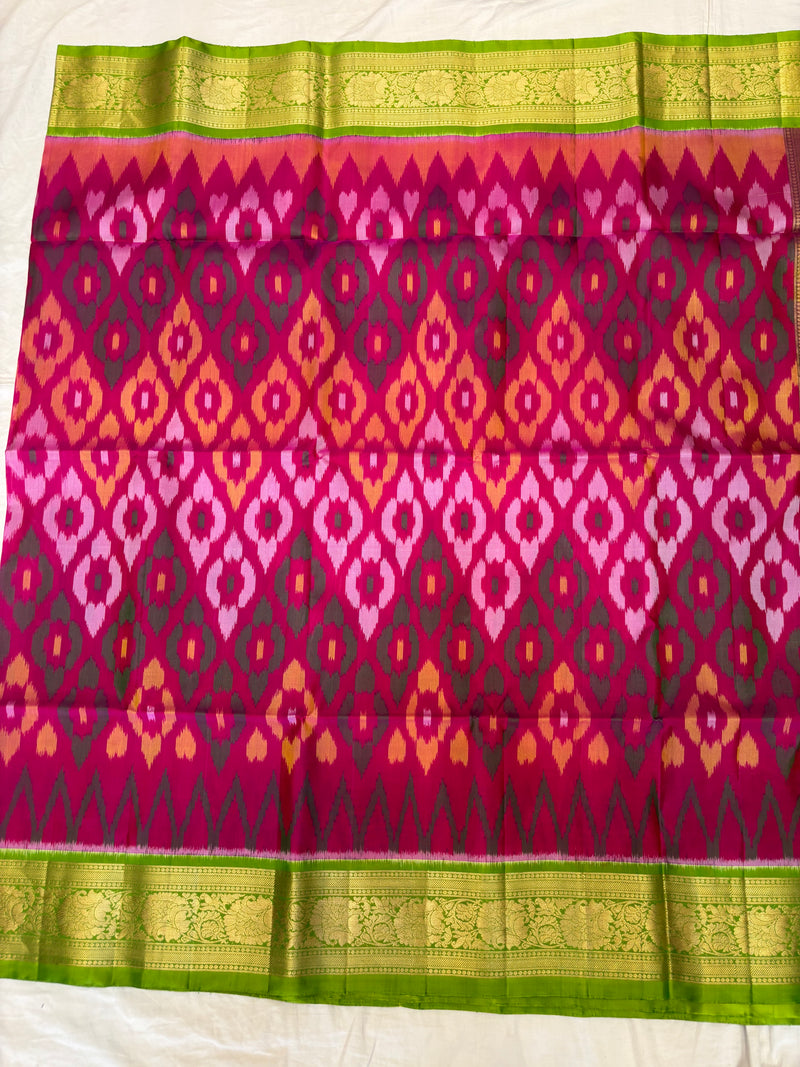 Nitya handloom softsilk saree - Pochampally design