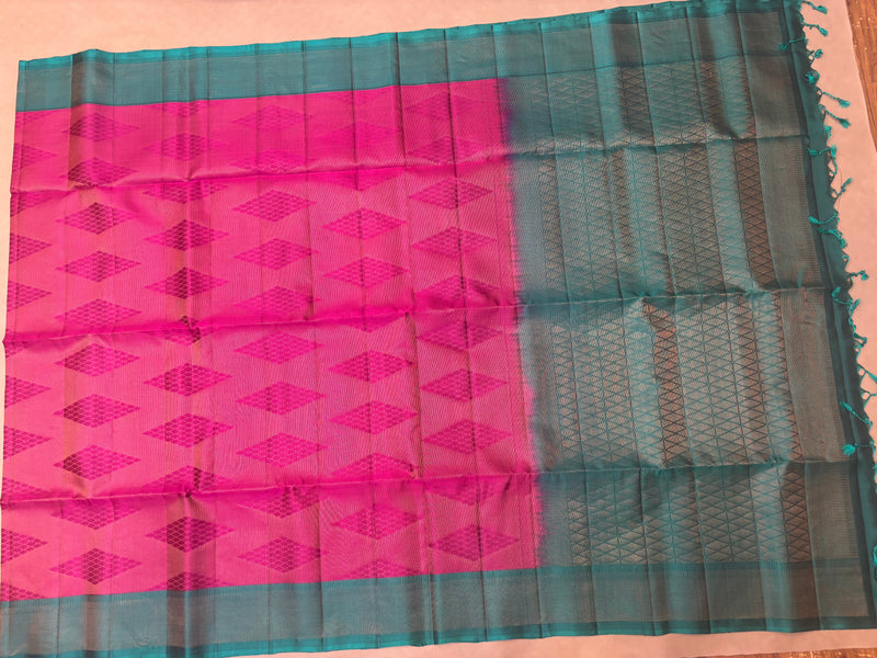 Kanishka pink handloom softsilk saree - Pure silk saree
