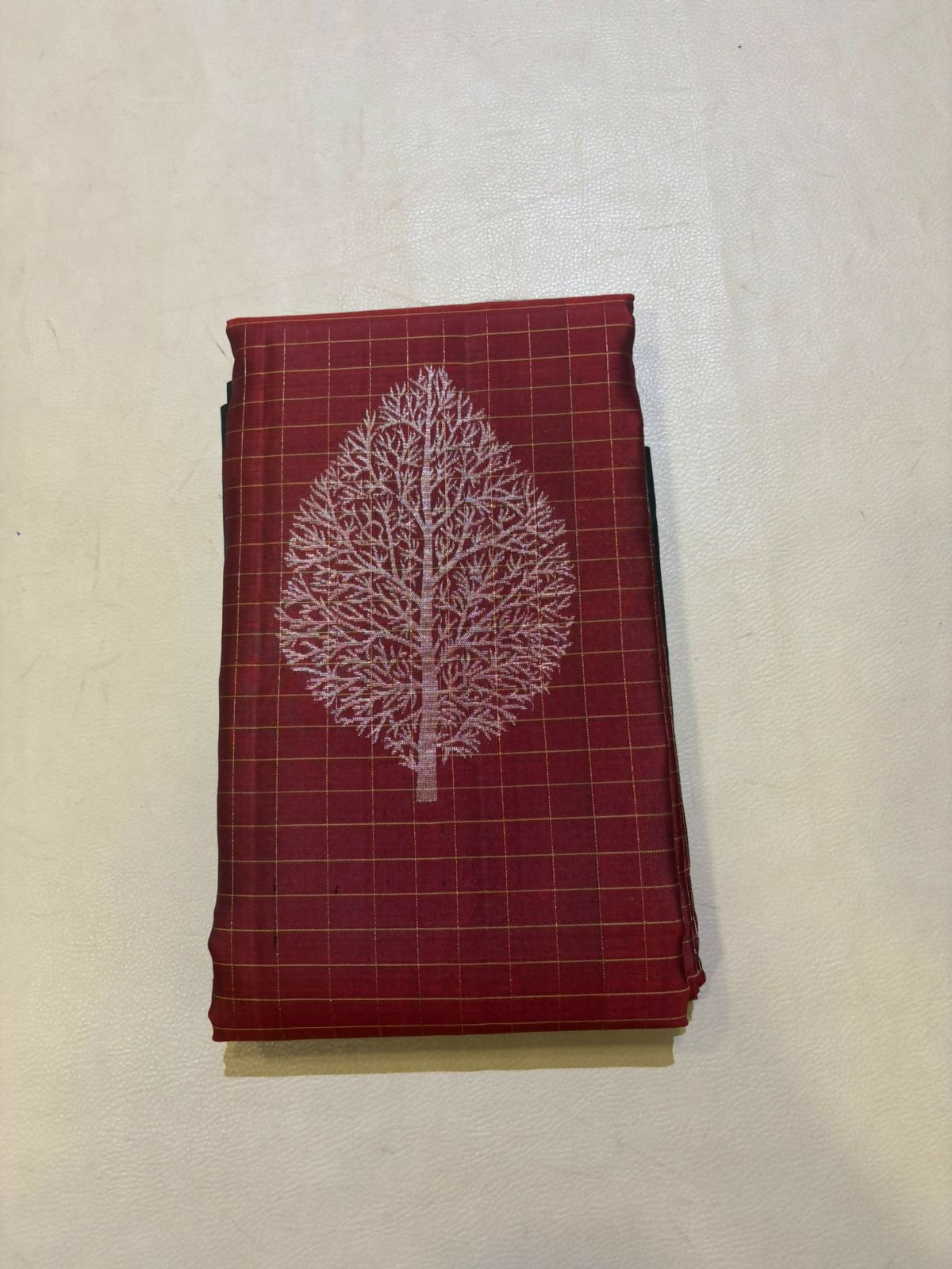 Amirtha handloom checked softsilk saree - Pure silk saree
