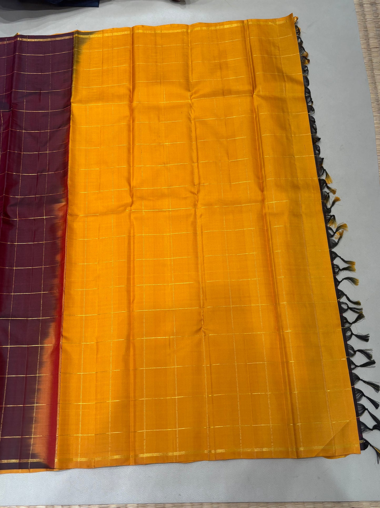 Annika maroon handloom softsilk saree - Pure silk saree-AK1107