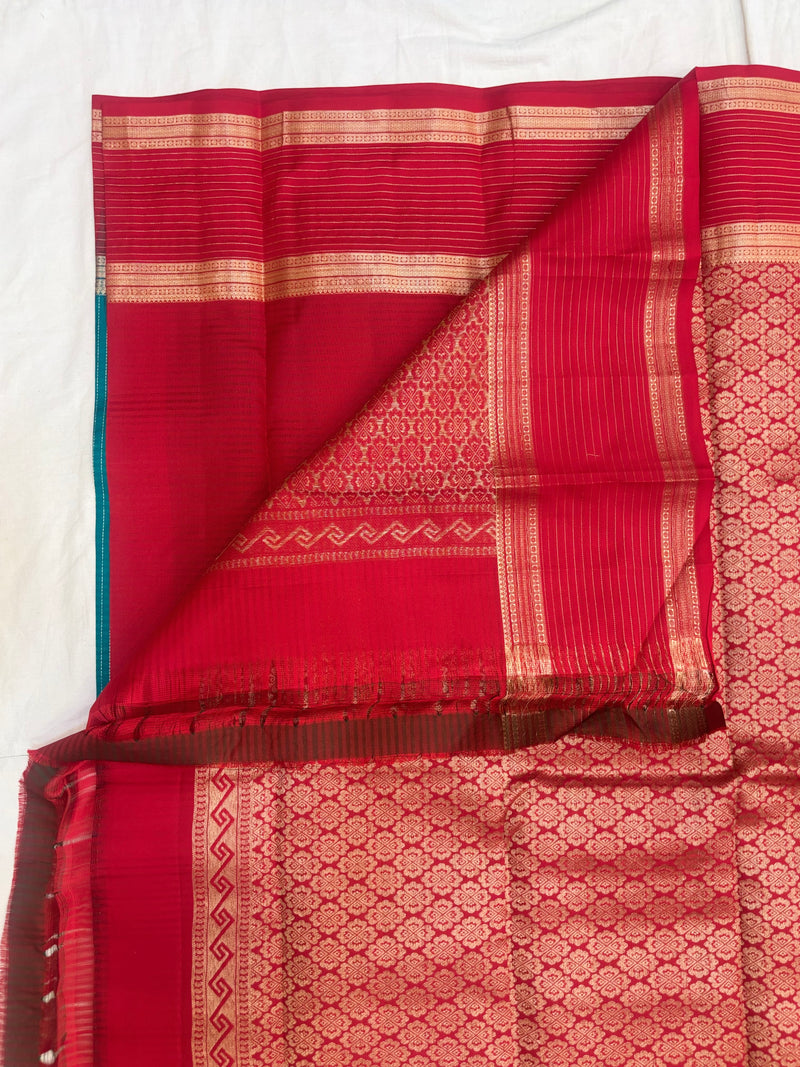 Sharvani handloom softsilk saree - Pure silk saree