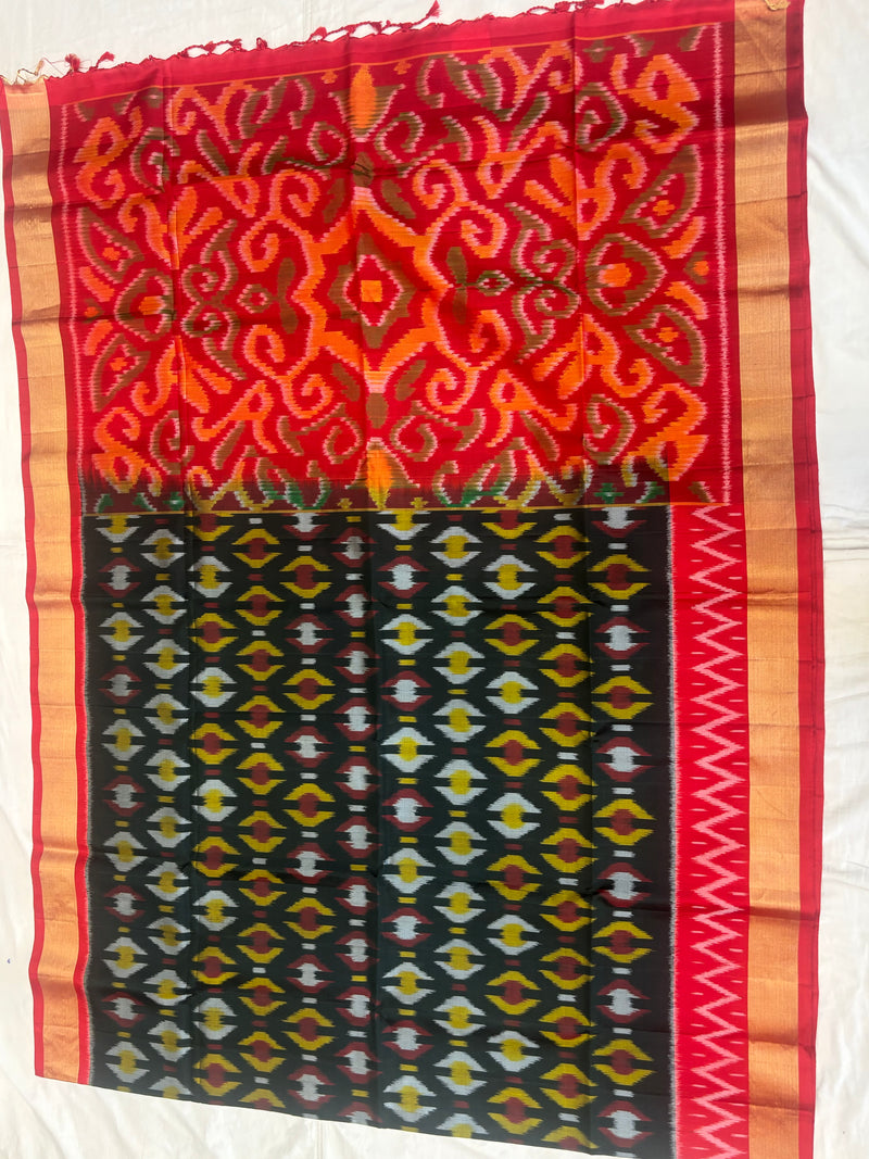 Rishvi handloom softsilk saree - Pochampally design