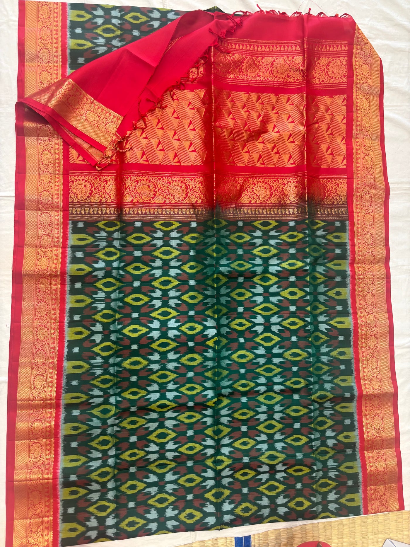 Savishna handloom Pochampally softsilk saree - Pure silk saree