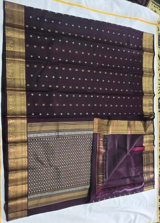 Sonali handloom softsilk saree - Pure silk saree- AK1101