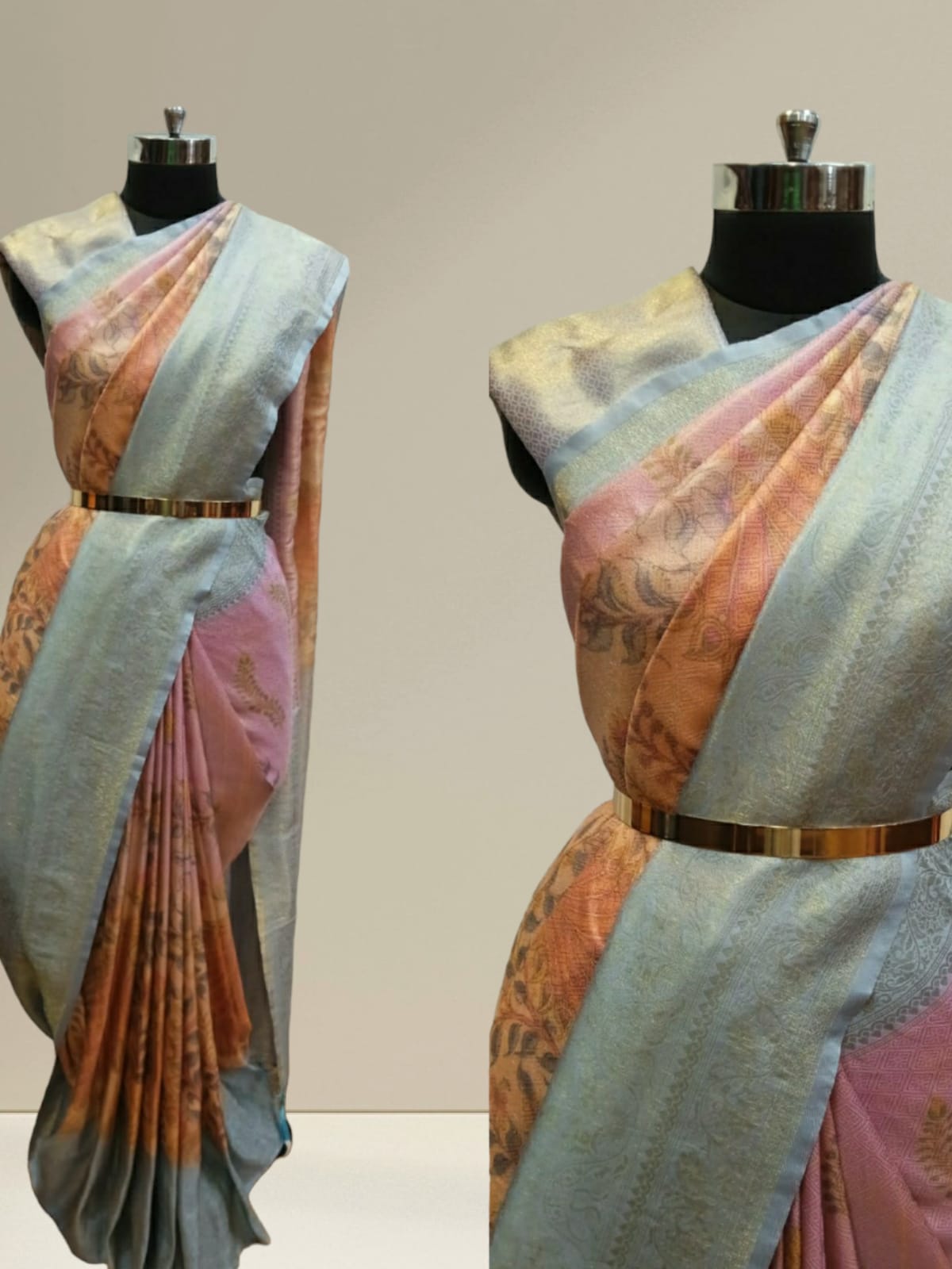 Pastel Brocade Sarees
