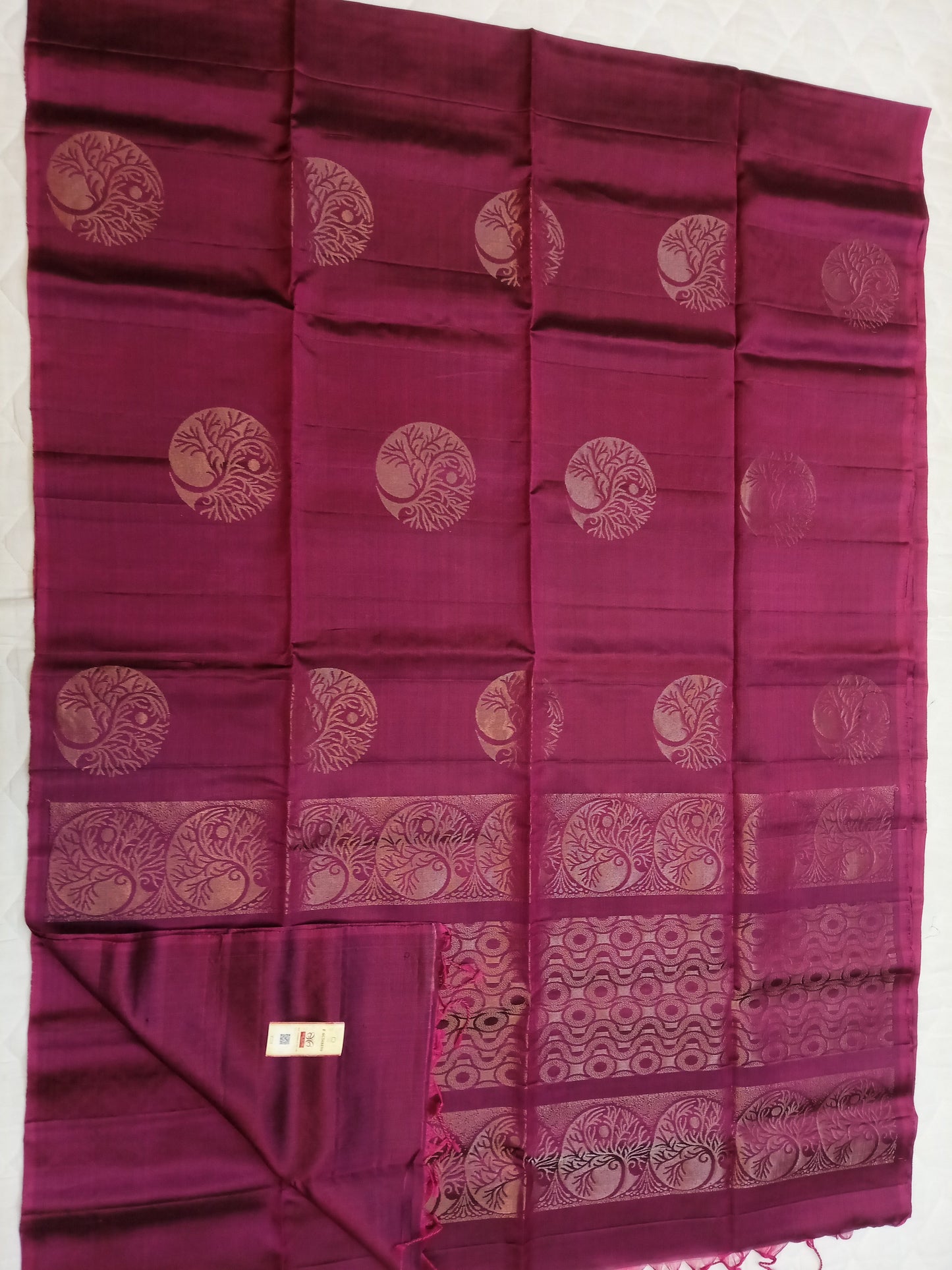 Soft Silk Maram Butta - handloom softsilk saree - 4 colors