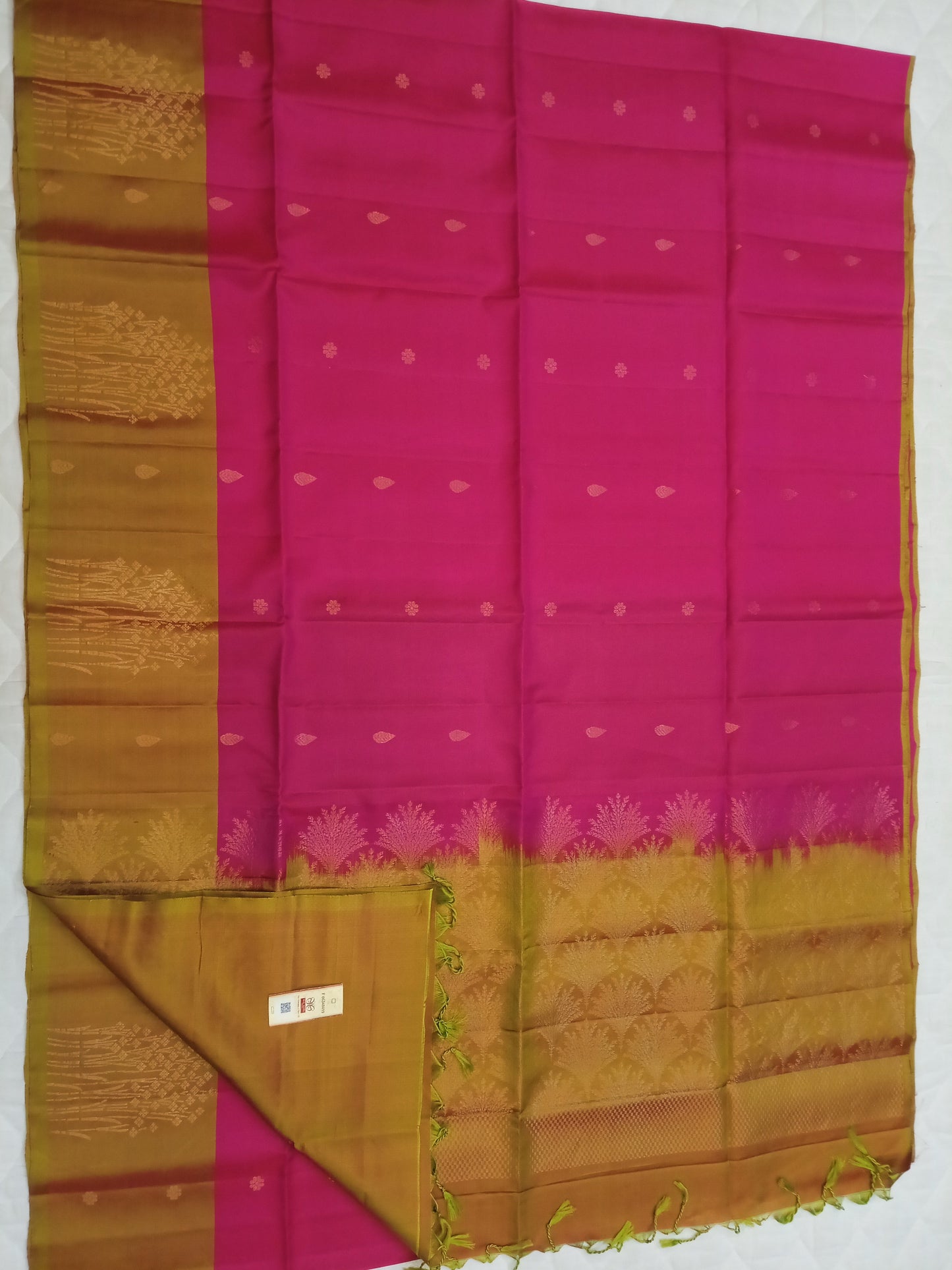 Soft Silk - Vriksha - handloom softsilk saree - 2 colors