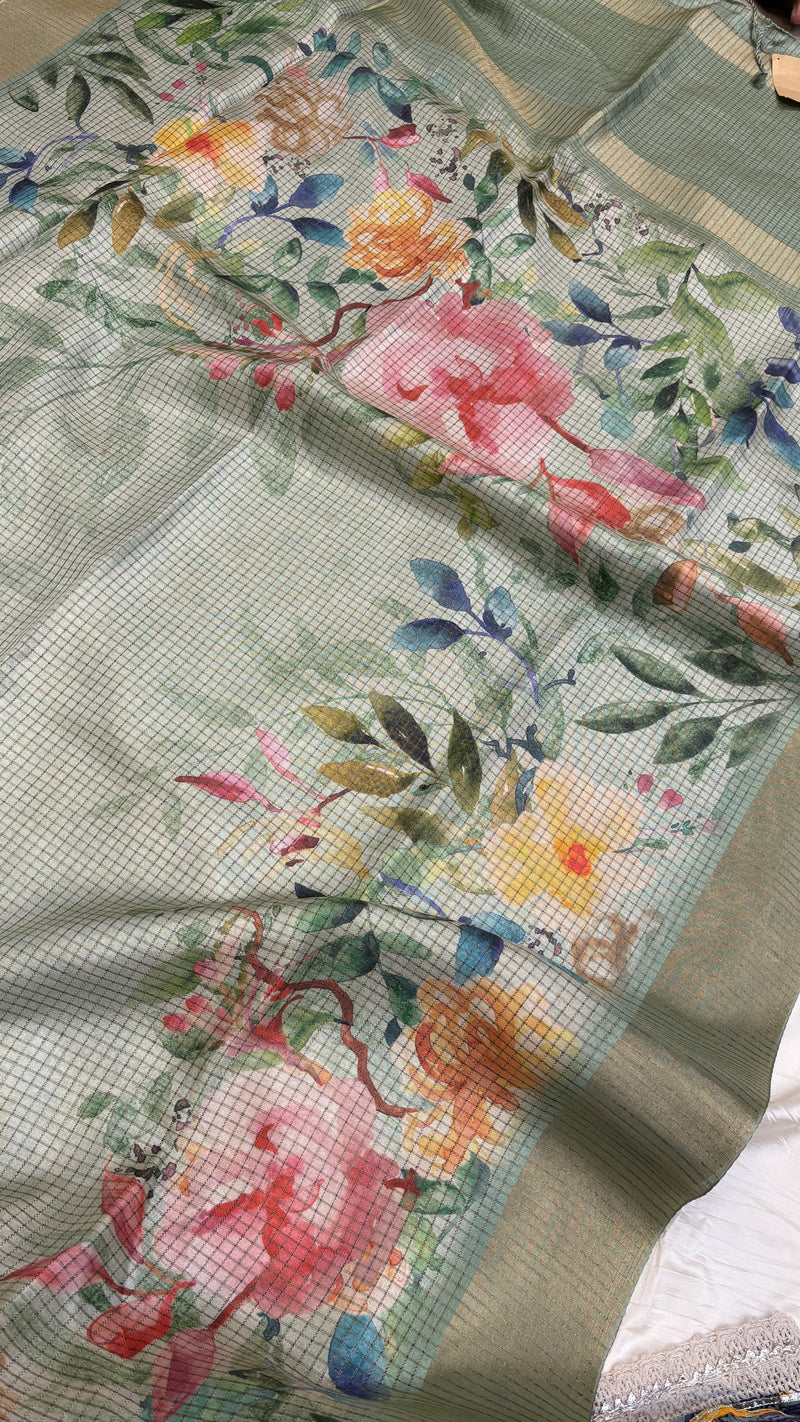 Semi Tussar sarees