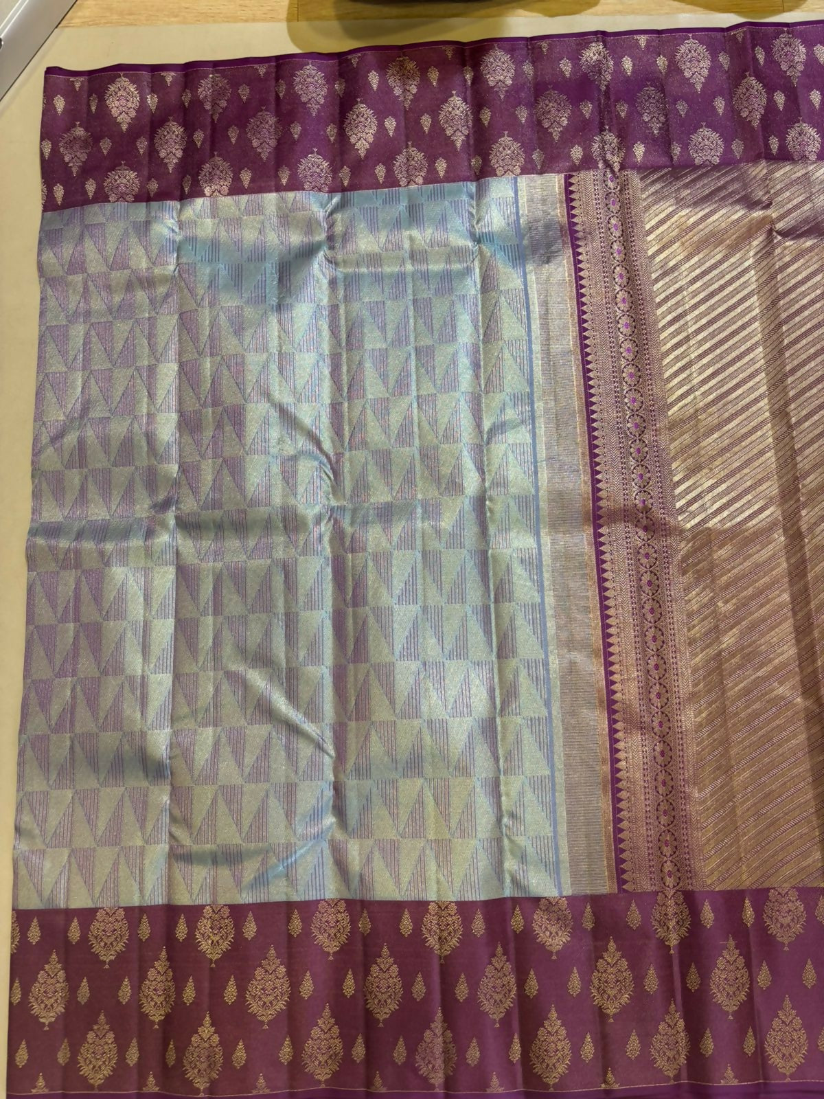 Vasudha Bridal silk saree - Pure silk saree