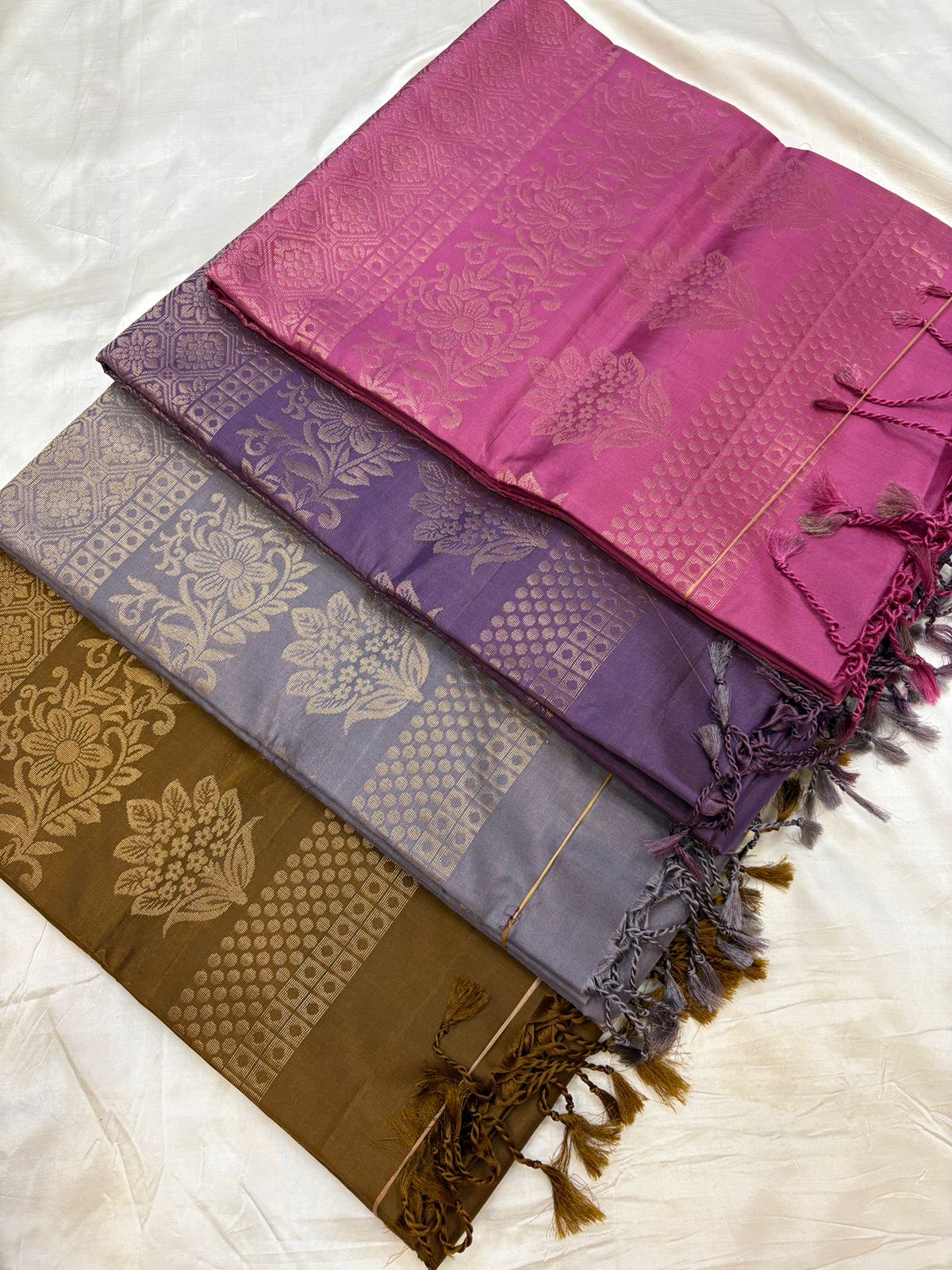 Monotone Soft Silk - Handloom softsilk saree