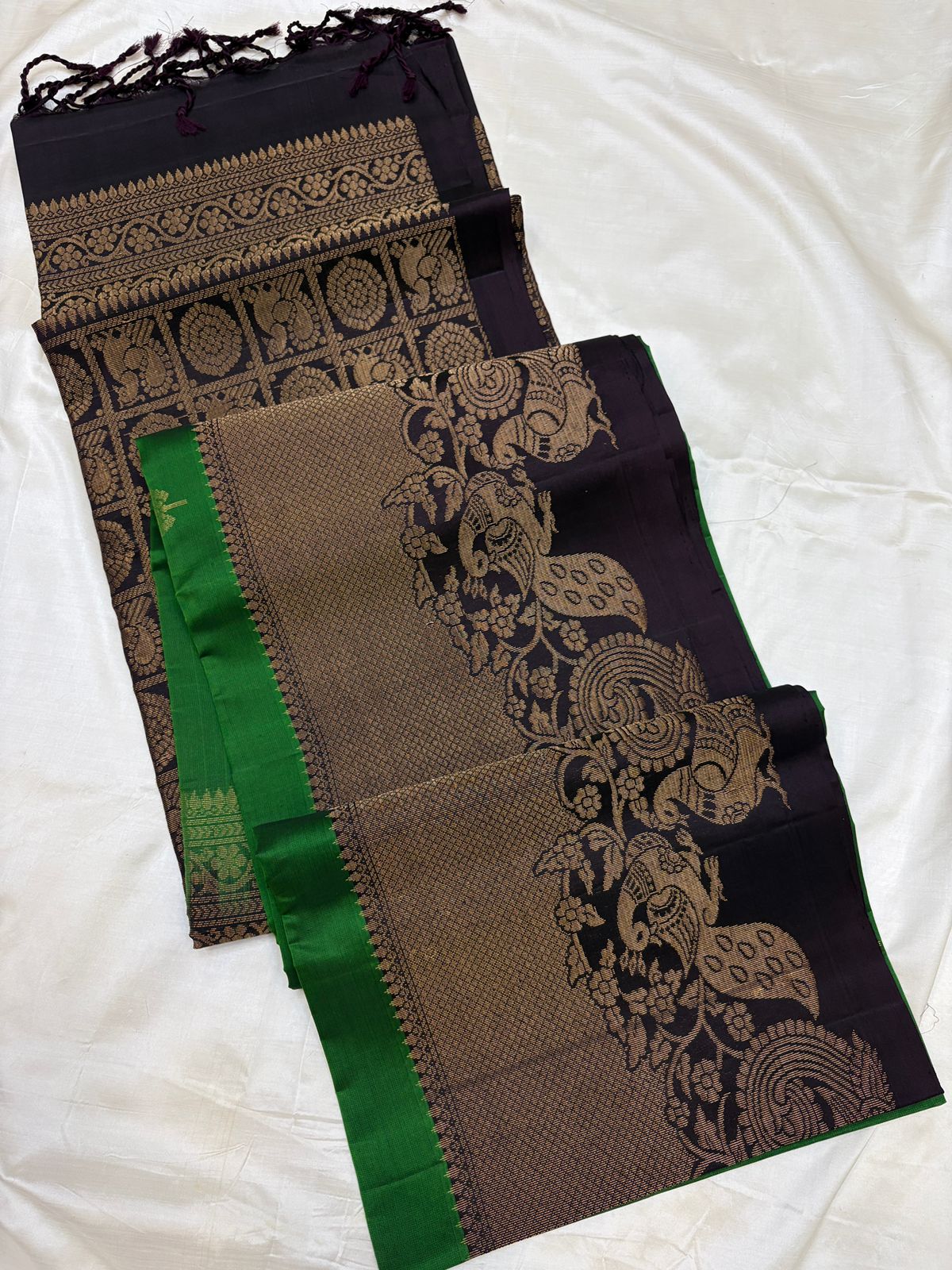 Mayil Turning - Handloom softsilk saree