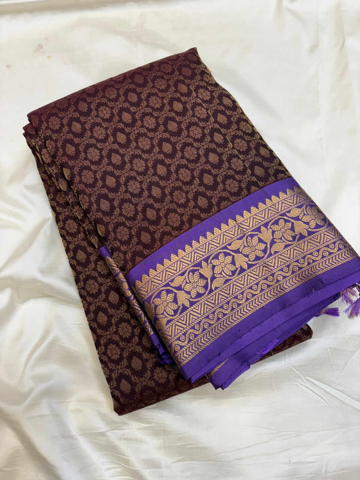 Brocade Soft silk - Handloom softsilk