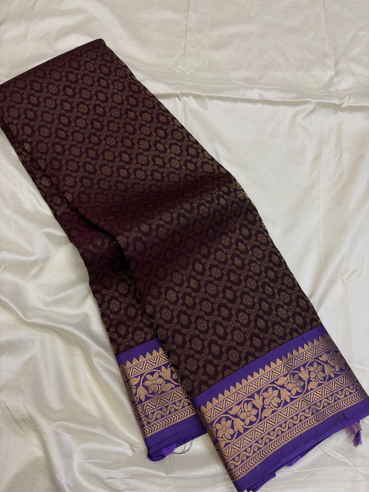 Brocade Soft silk - Handloom softsilk