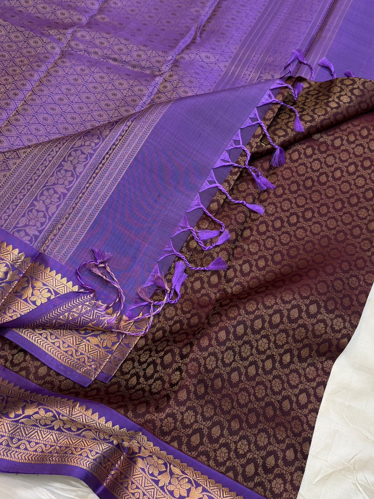Brocade Soft silk - Handloom softsilk
