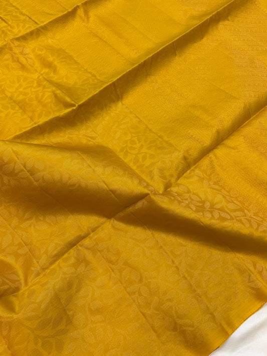 Chandrika Yellow Soft silk - Handloom softsilk saree - 5 colors