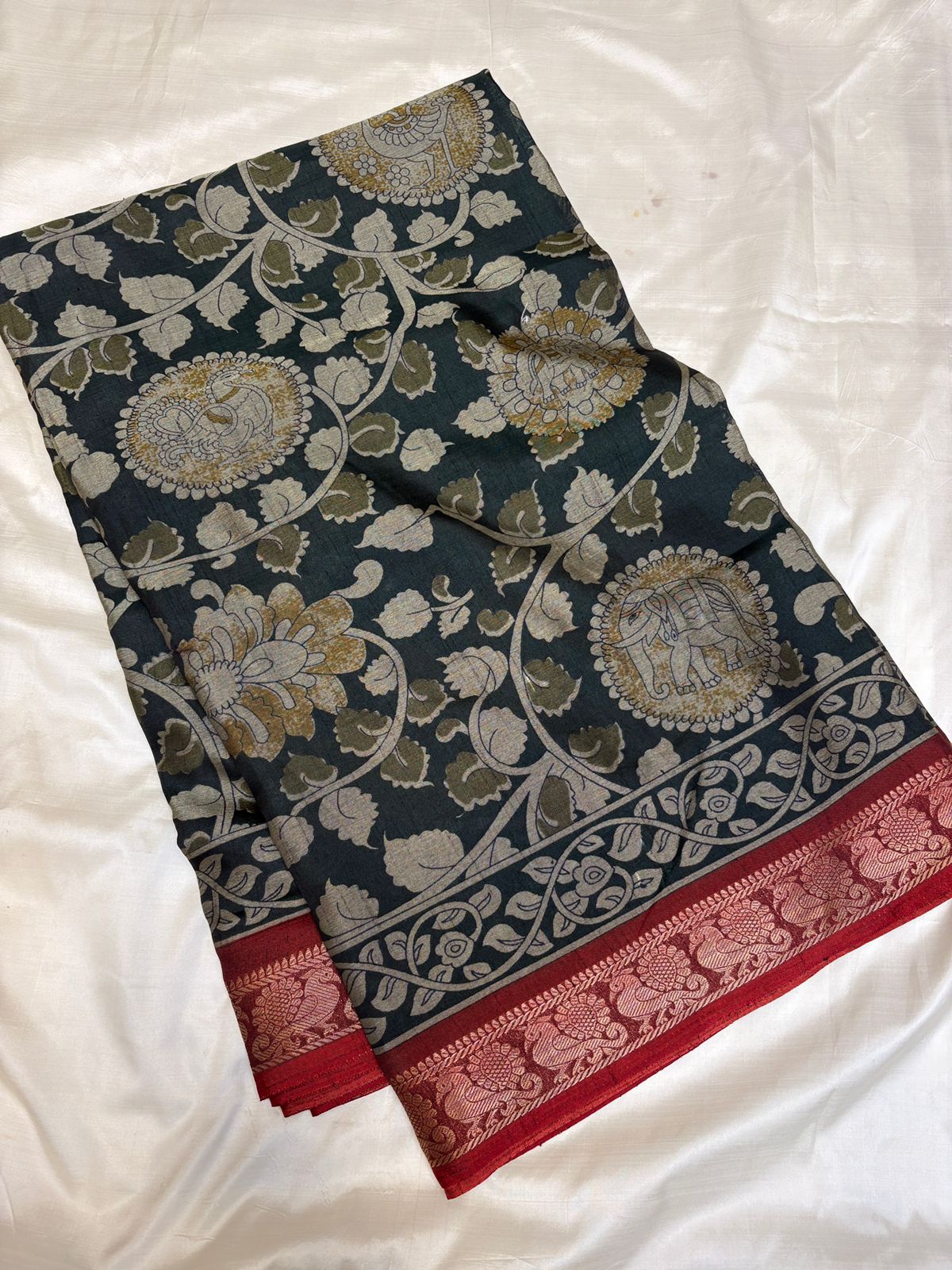 Kalamkari Dola Silk