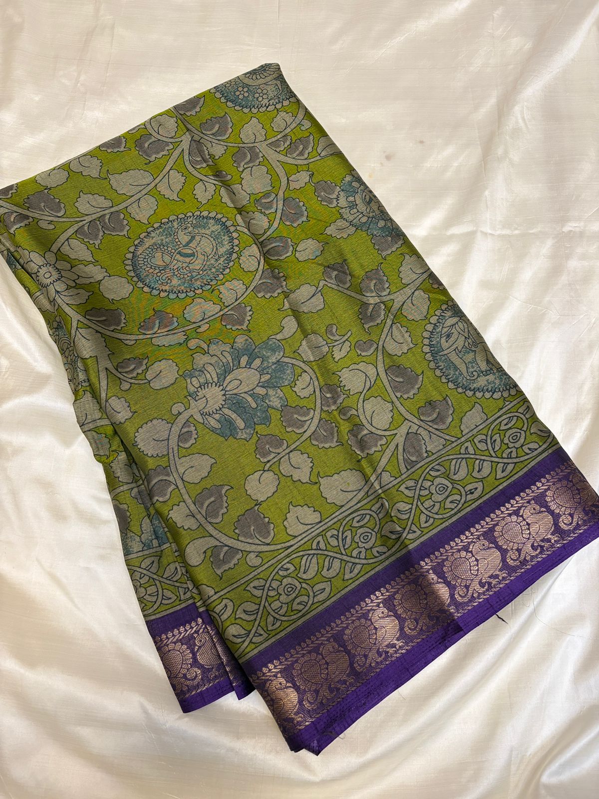 Kalamkari Dola Silk
