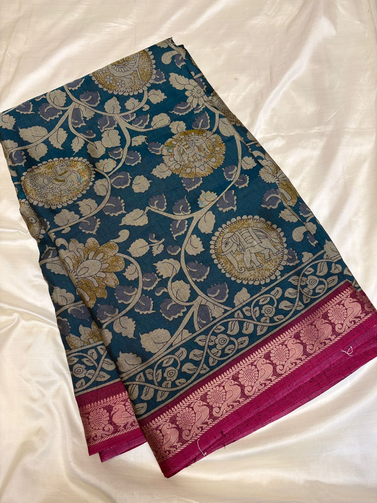 Kalamkari Dola Silk