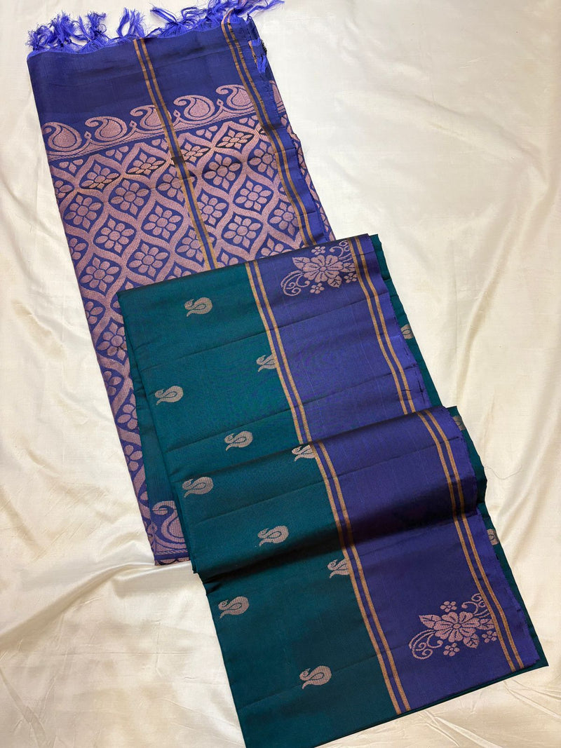 Uppada Contrast Borders