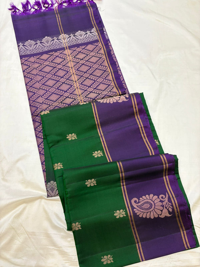 Uppada Contrast Borders