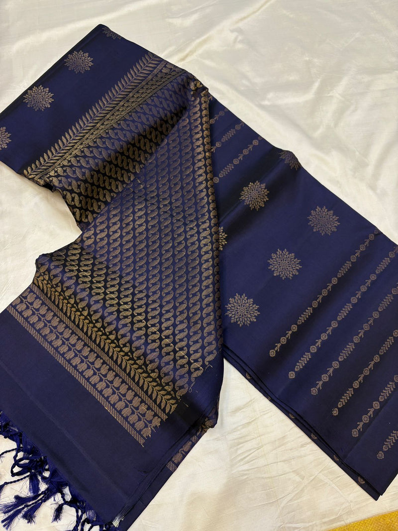 Manjari Soft Silk saree - Pure silk saree