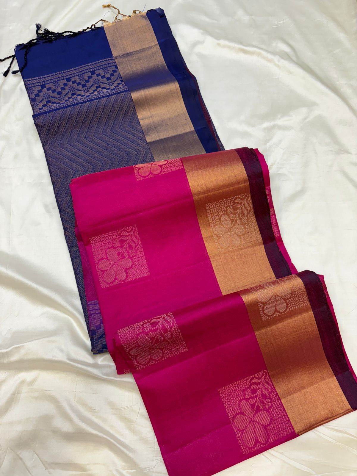 Bavanchi Border Soft Silk - Pure silk saree