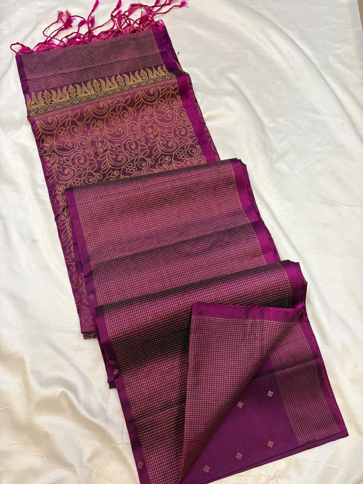 Soft Silk - Arani Zari Kattam - Pure silk saree