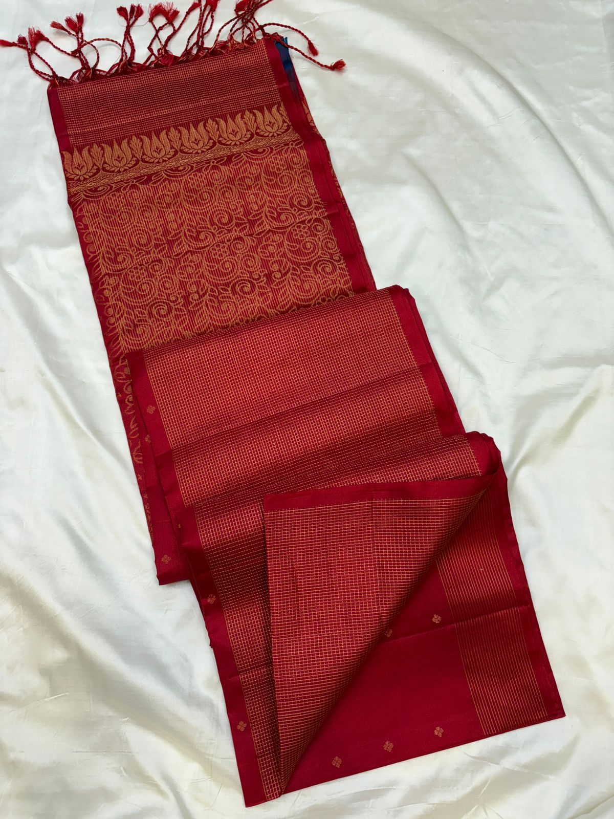 Soft Silk - Arani Zari Kattam - Pure silk saree