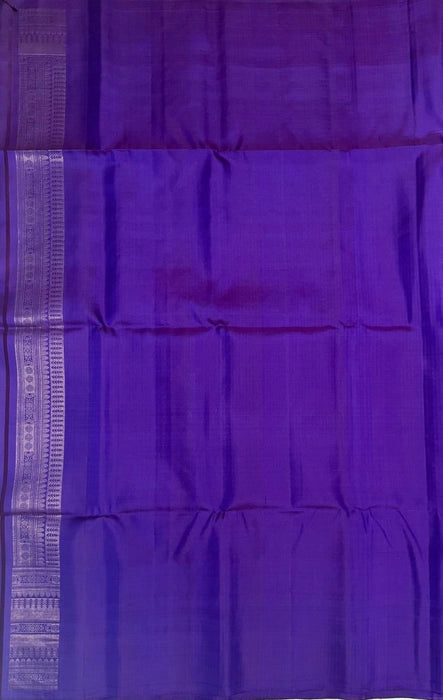 Thaarika pastel lavender color body & violet color pallu , blouse pure silk saree