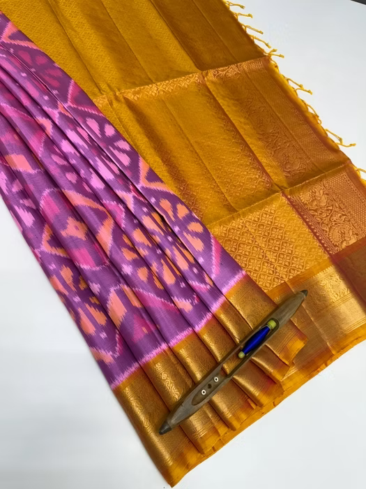 Pochampally Ikkat silk saree