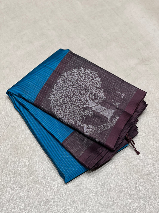 Vinnila handloom softsilk saree - Pure silk saree- AV104