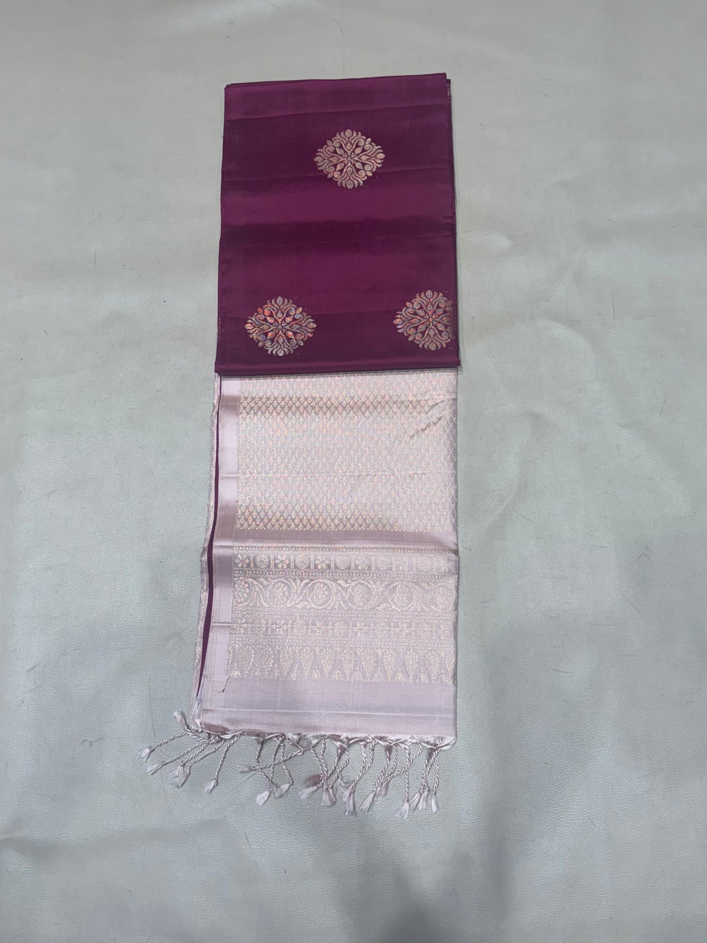 Chinmayi deep wine handloom softsilk saree - Pure silk saree-set16