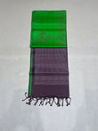 Kanima handloom softsilk saree - Pure silk saree- thread checks in body-AK1119