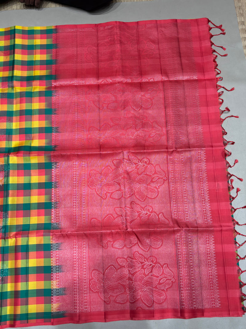 Charika handloom softsilk saree - pure silk saree -GA104