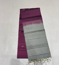 Paari purple color handloom softsilk saree - Pure silk saree