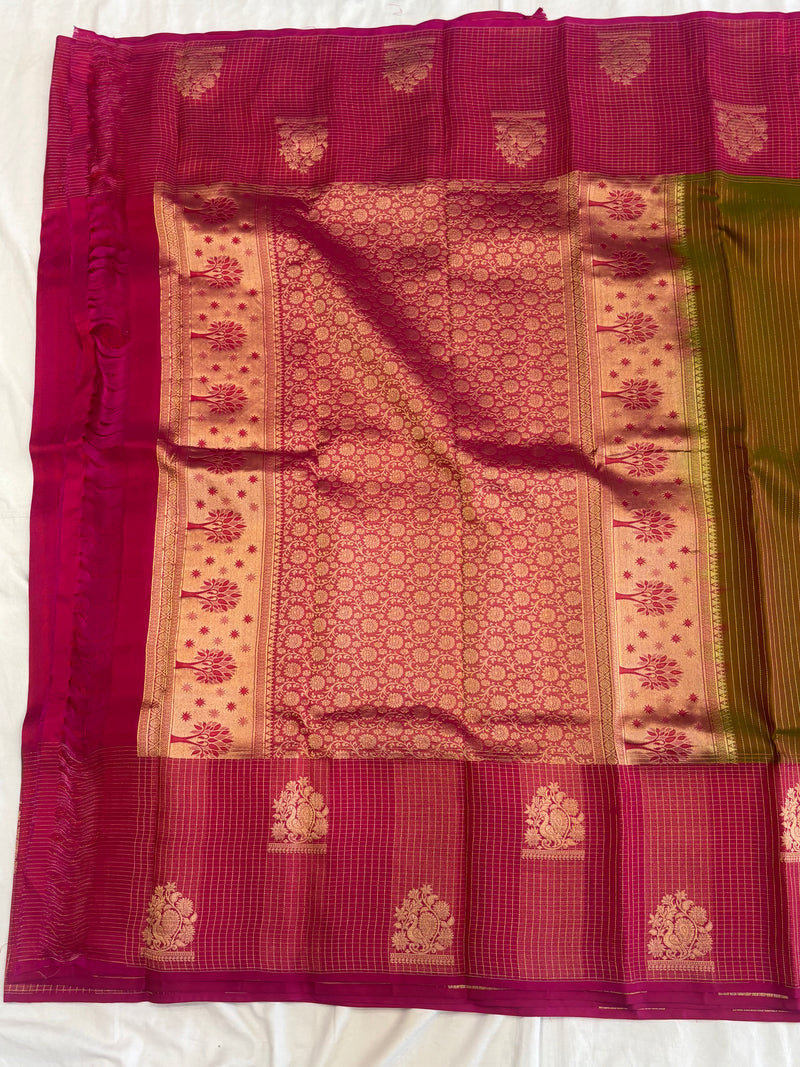 Dhriti handloom softsilk saree- Pure silk saree