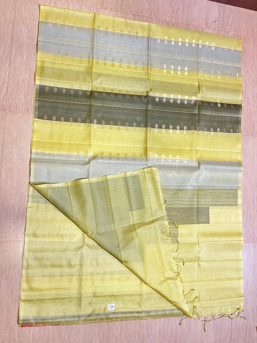 Mariana raw silk saree - handloom pure silk saree