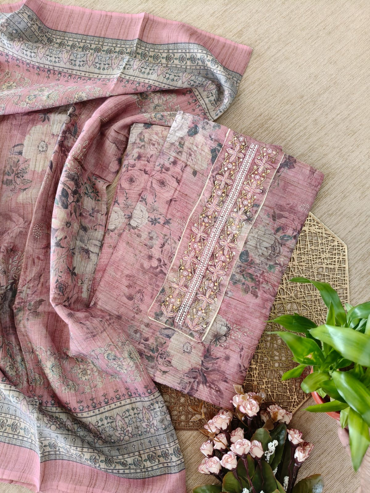 Linen salwar material