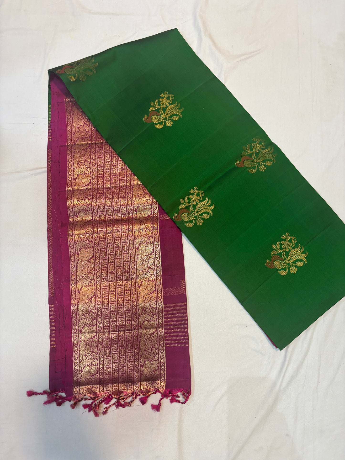 Varnakili handloom softsilk saree - Pure silk saree - 6 colors