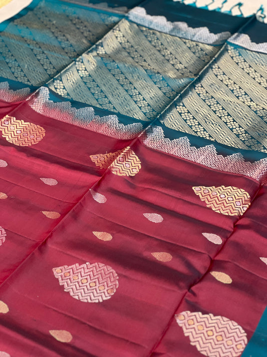 Mrittika handloom softsilk saree - Pure silk saree