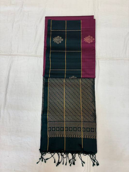 Iyla handloom pure mix softsilk saree - BA103