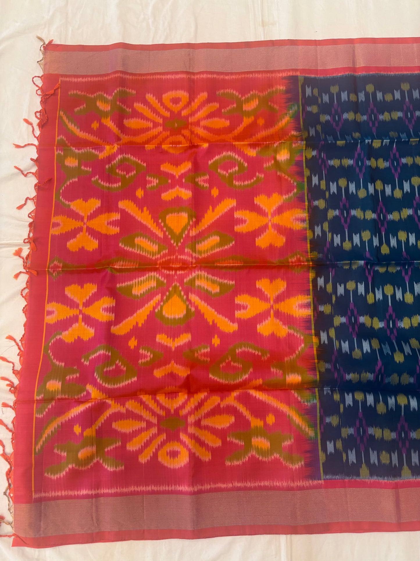 Abinayam handloom Pochampally softsilk saree - Pure silk saree