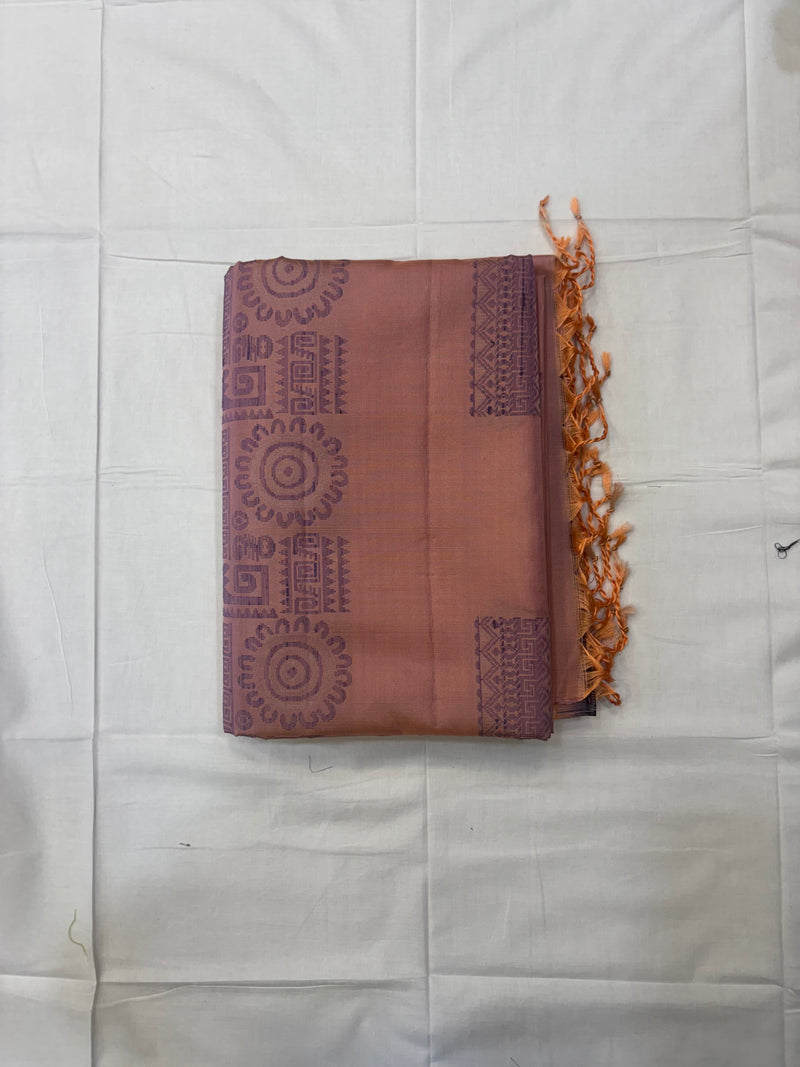 Anagha handloom softsilk saree with dubion threads butta - Pure silk saree