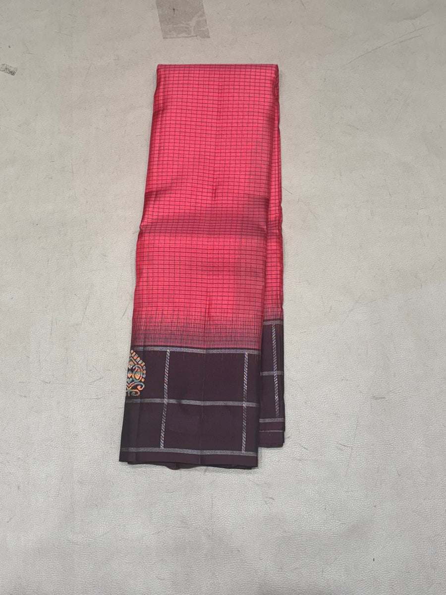 Kaatral handloom softsilk saree - Pure silk saree-AK1116-AV105